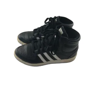 Adidas Top Ten trainers shoe size 4 black chunky high tops with laces