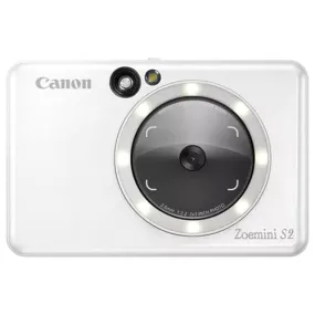 Canon Zoemini S2 Instant Camera Colour Photo Printer - Pearl White | ZOEMINIS24519C007