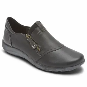 Cobb Hill AMALIE ZIPPER SLIPON BLACK