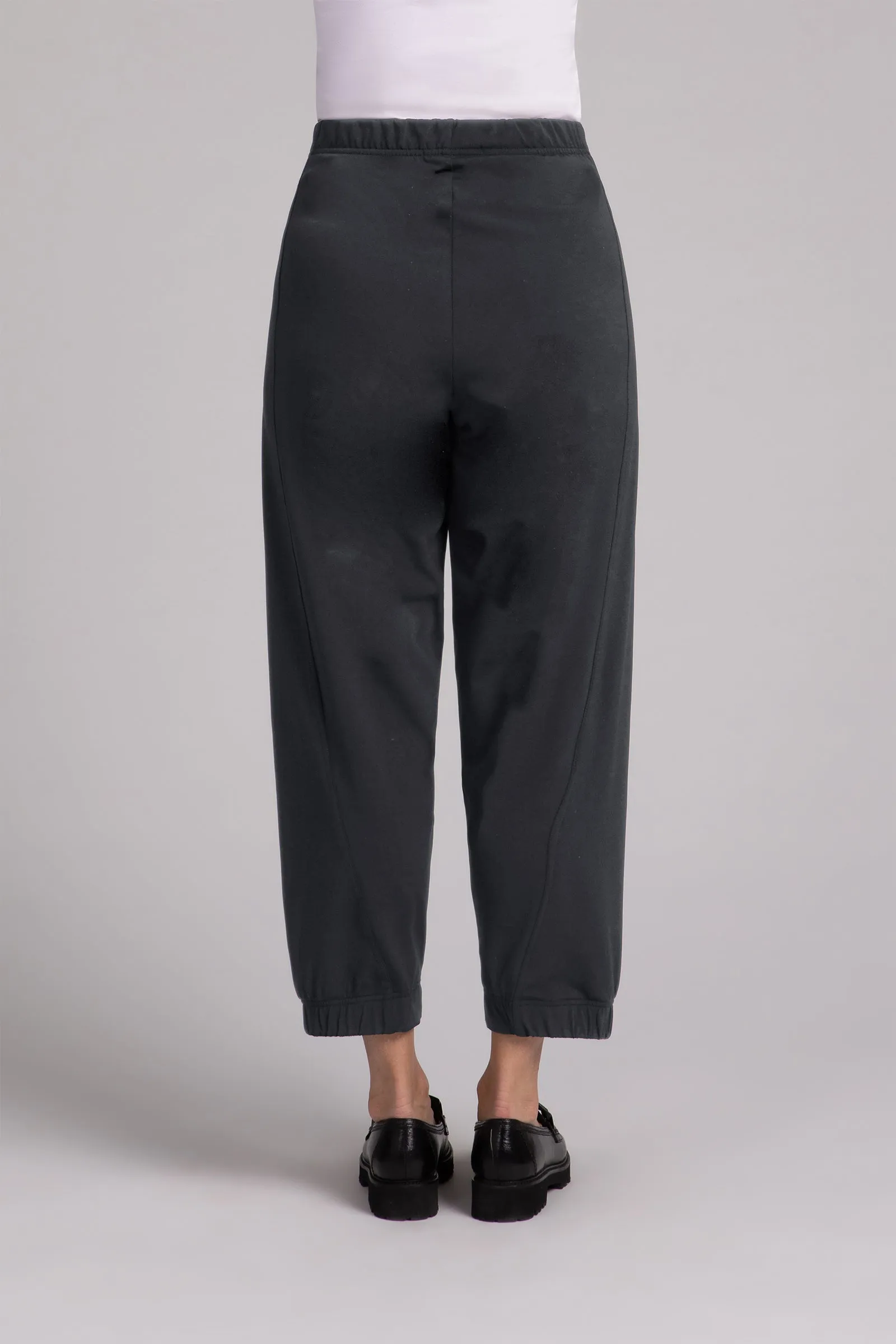 Fleece Back Jersey Half Cuff Jogger Pant | Graphite