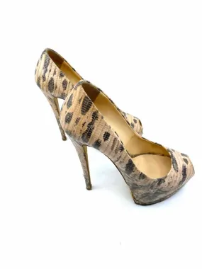 GIUSEPPE ZANOTTI Snakeskin Pumps | 6.5