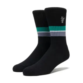 Huf 1984 Stripe Crew Socks - Black