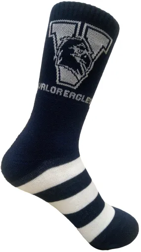 Socks - Valor Eagles with stripes